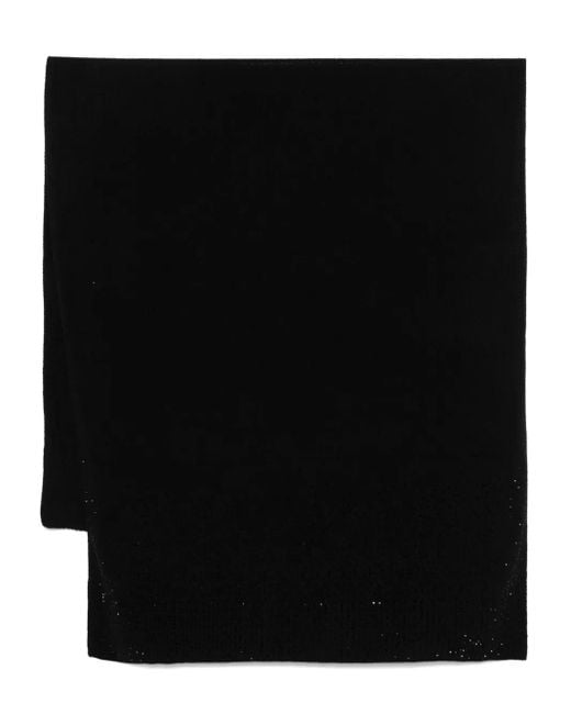Ermanno Scervino ビジュートリム スカーフ Black