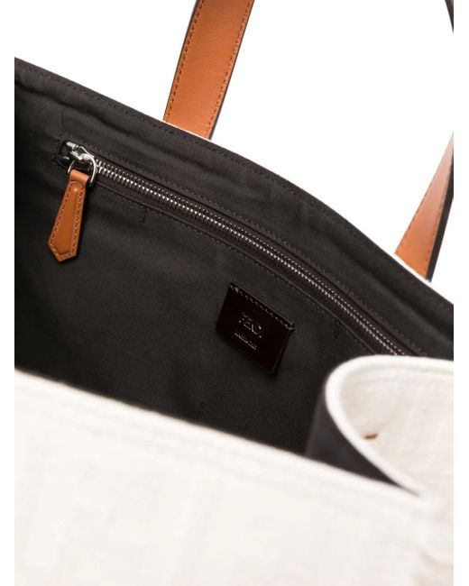 Fendi White Shopper Bag, for men