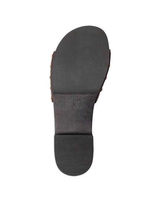 Bernardo Brown Blyde Studded Sandals