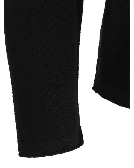 Rag & Bone Black Fine-Knit Wool Sweater for men
