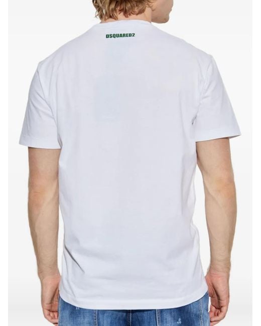 T-Shirt di DSquared² in White da Uomo