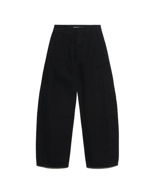 Bimba Y Lola White Buckled Wide-Leg Trousers