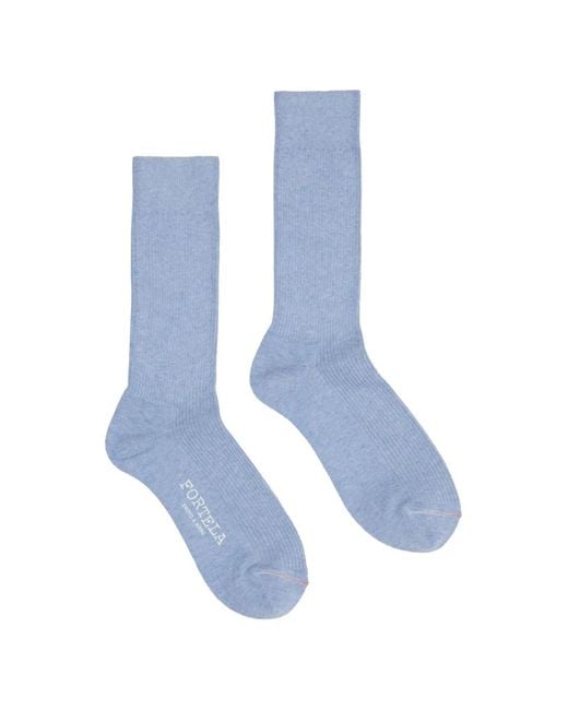 Fortela Blue Logo Socks for men