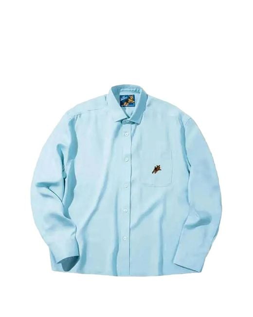 GOLF le FLEUR Blue Chemise À Col Rond for men