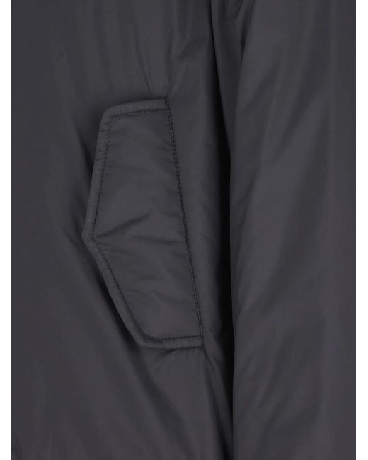 Herno Black Zip-Up Jacket for men
