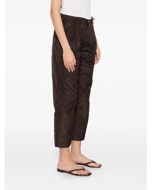 Sofie D'Hoore White Elasticated-Waist Trousers