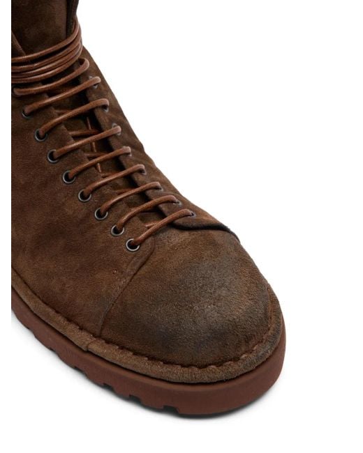 Marsèll Brown Pallottola Combat Boots