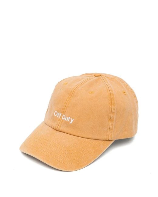 Anya Hindmarch Natural Embroidered Cotton Cap