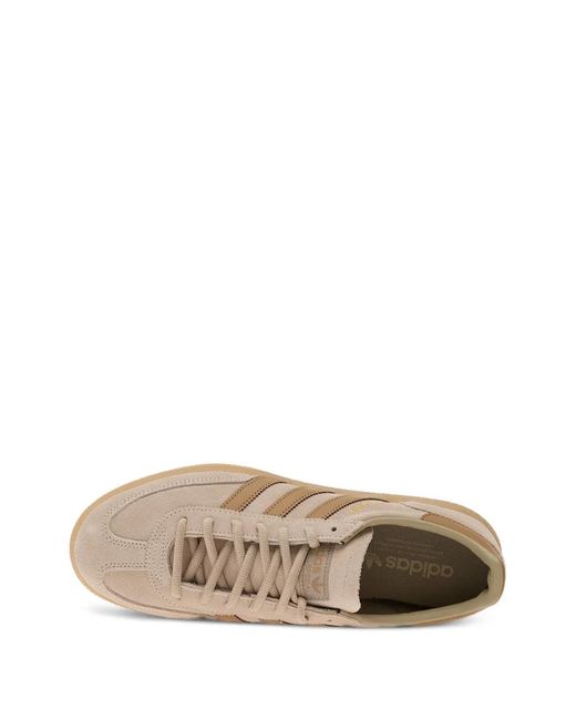 Adidas Brown Handball Spezial Stripes Sneakers for men