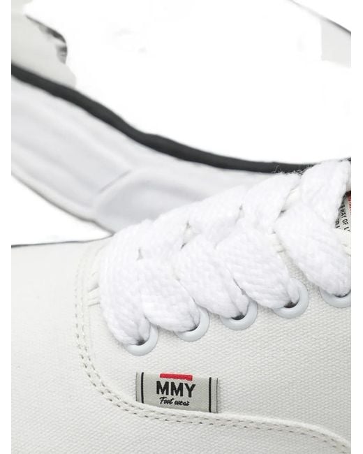 Maison Mihara Yasuhiro White "Baker 26" Og Sole Canvas Low-Top Sneakers for men