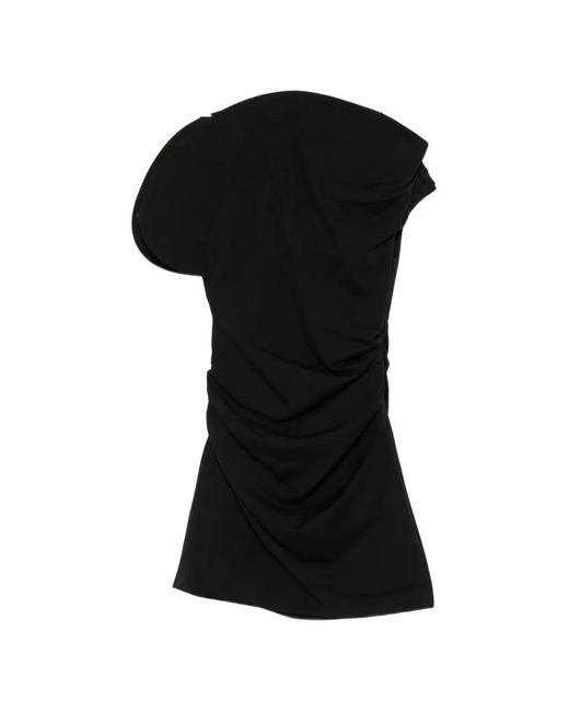 Jonathan Simkhai Black Draped Mini Dress