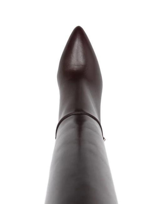 Paris Texas Brown 75Mm Elsa Buckle-Detail Boots
