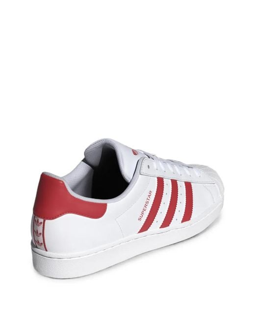 Adidas White Superstar Shell-Toe Sneakers for men