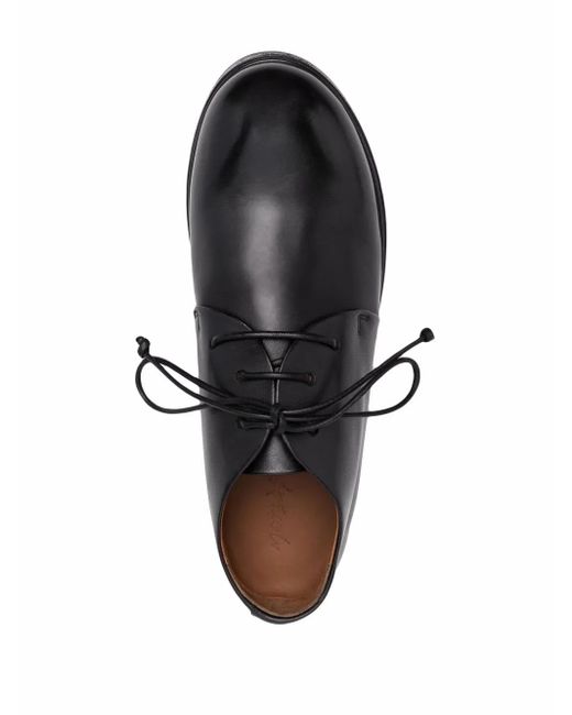Marsèll Black Zucca Zeppa Leather Derby Shoes
