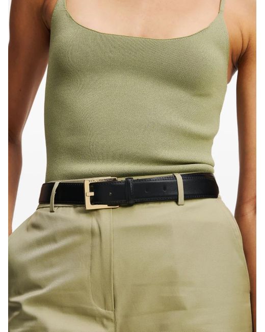 Karl Lagerfeld Black Essential Belt