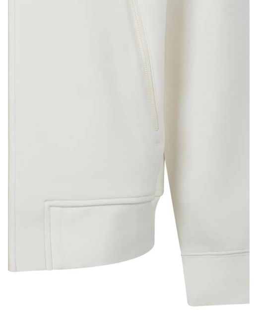 Mackage White Zip Hoodie for men