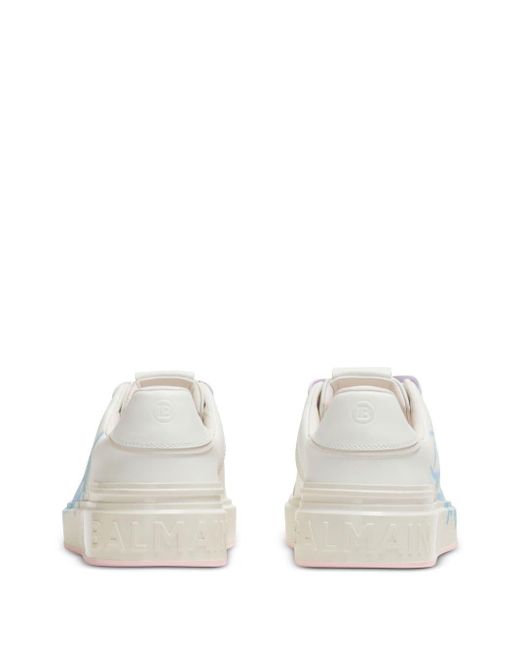B Court Sneakers Balmain de color White
