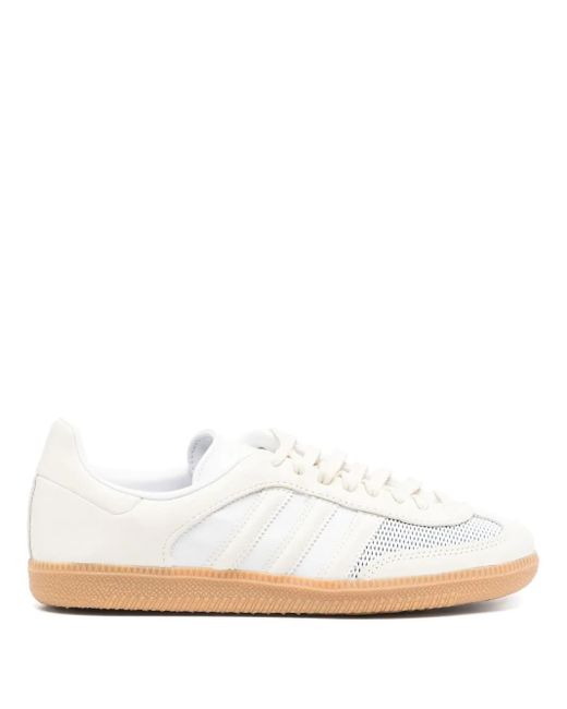 Adidas White Leather Sneakers