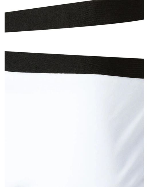 Amir Slama White Cut Out Detail Trunks for men