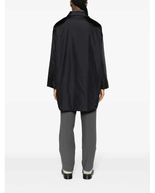 Aspesi Black Padded Parka Coat
