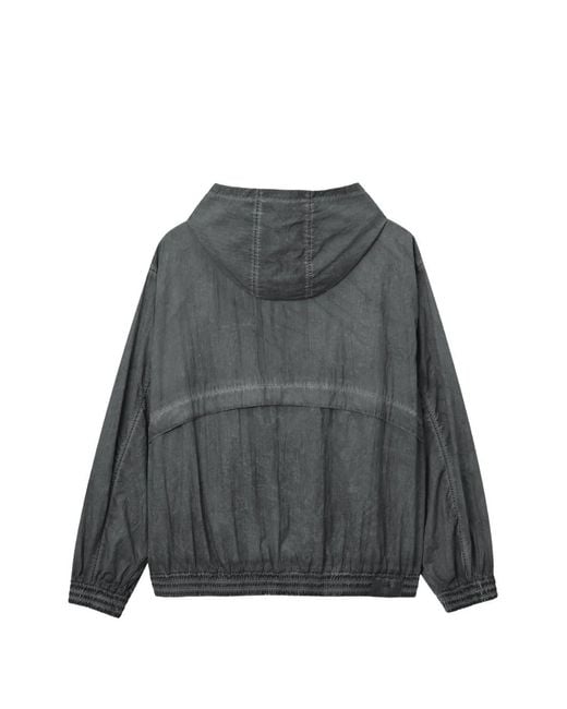 Izzue Gray Hooded Pocket Jacket for men