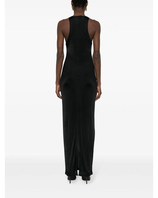 Saint Laurent Black Sleeveless Maxi Dress