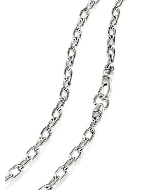 John Hardy Metallic Oval Link Necklace