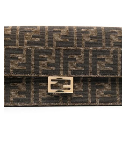 Fendi Brown Wallet On Chain