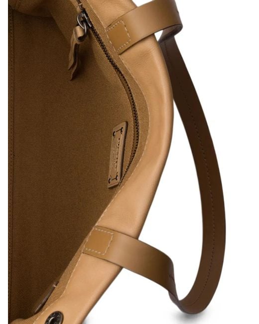 Prada Natural Route Large Leather Tote Bag
