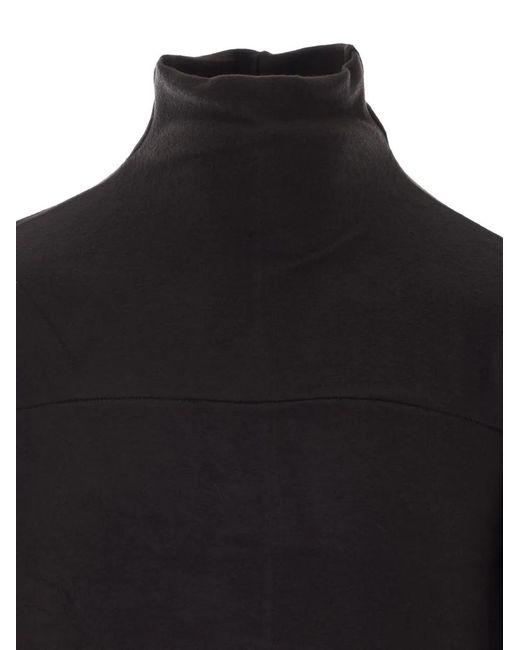 Thom Krom Blue High-Neck Panelled Sweater for men