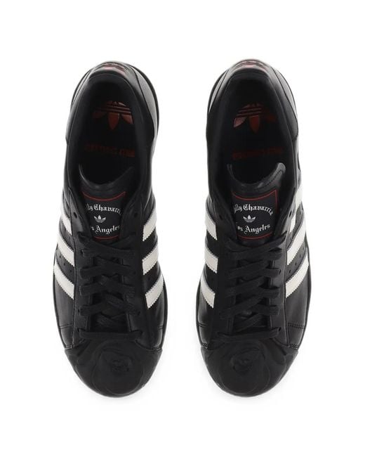 Adidas Black Chavarria Superstar Sneakers for men