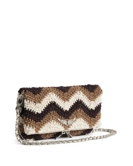 Zadig & Voltaire Multicolor Sac À Bandoulière Rock Macrame