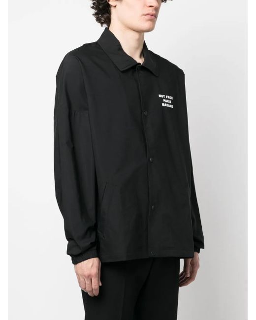 Drole de Monsieur Black Not From Paris Lightweight Jacket for men