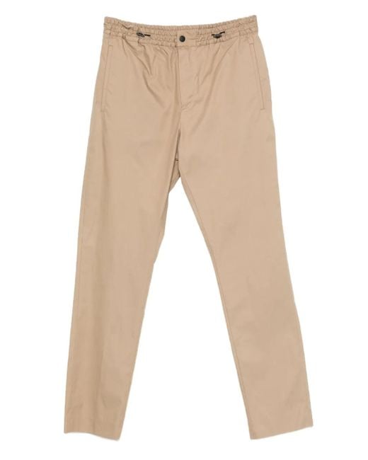 PT Torino Natural Drawstring Cotton Trousers for men