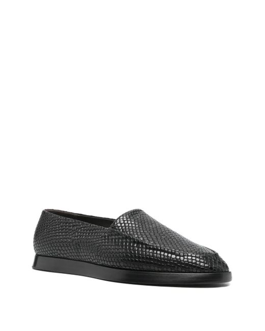Fear Of God Black Embossed Loafers for men