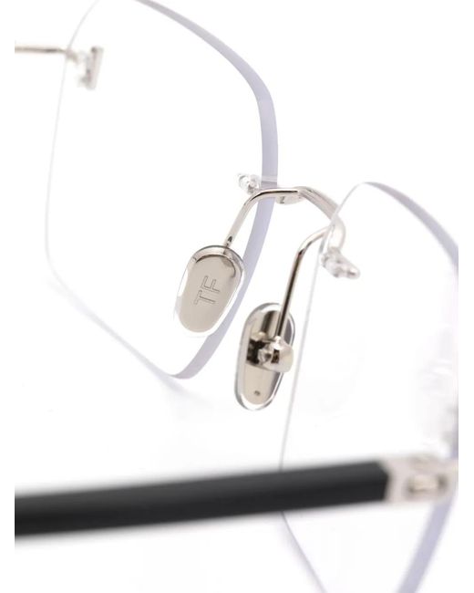 Tom Ford Black Rimless Glasses