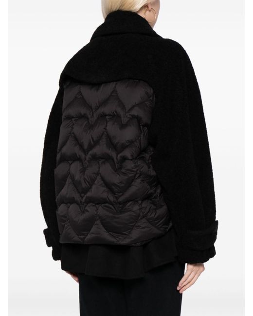 JNBY Black Heart-motif Quilted Puffer Jacket