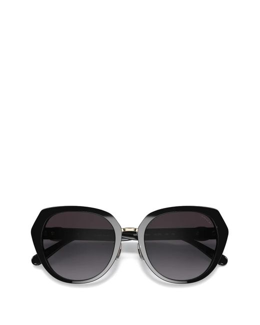 COACH Black Geometric-Frame Sunglasses