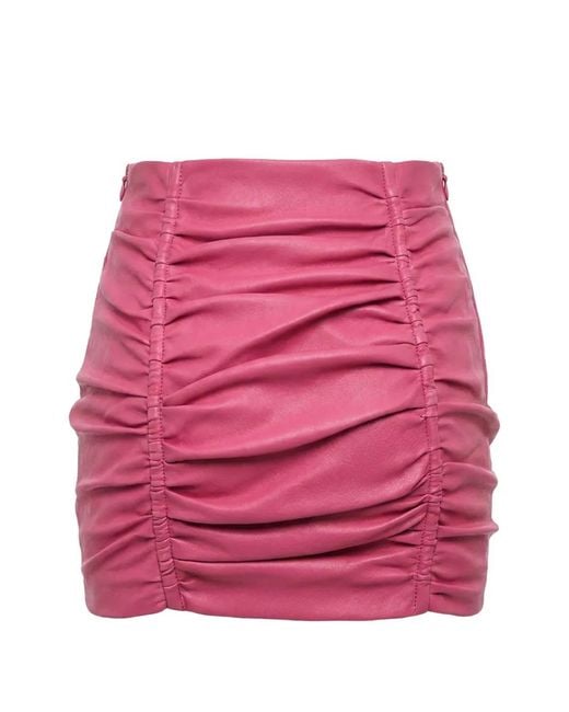 Falda Drapeada DSquared² de color Pink