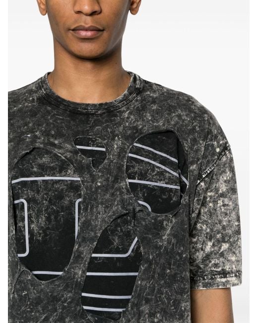 T-shirt T-BOXT Peeloval en coton DIESEL pour homme en coloris Black
