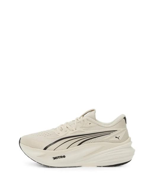 PUMA White Magmax Nitro 2 Sneakers for men