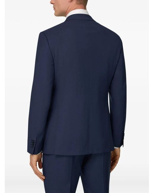 Boggi Blue Micro Patterned Suit for men