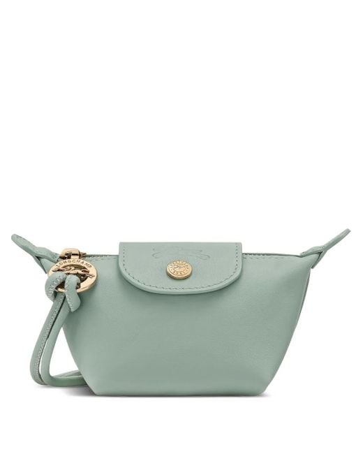 Longchamp Green Le Pliage Xtra Coin Purse