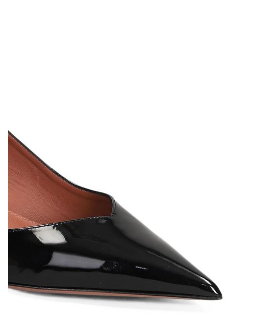 Castagna Black Darya Slingback Pumps