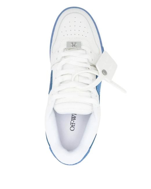 Off-White c/o Virgil Abloh Blue Out Of Office Metal Sneakers