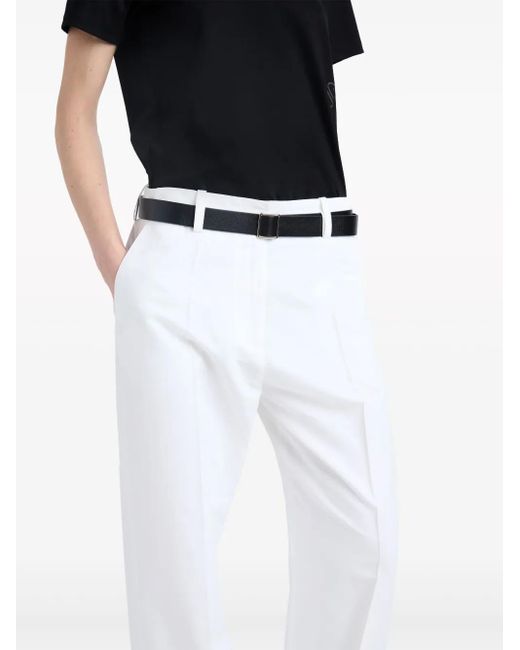 Proenza Schouler White Joey Straight-Leg Trousers