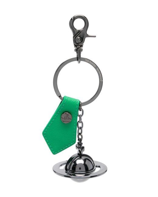 Porte-clés à plaque Orb 3D Vivienne Westwood en coloris Green