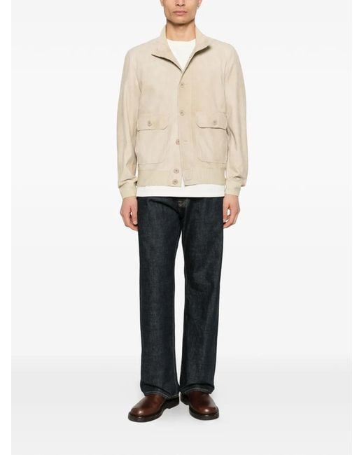 Salvatore Santoro Natural Veste À Poches Boutonnées for men