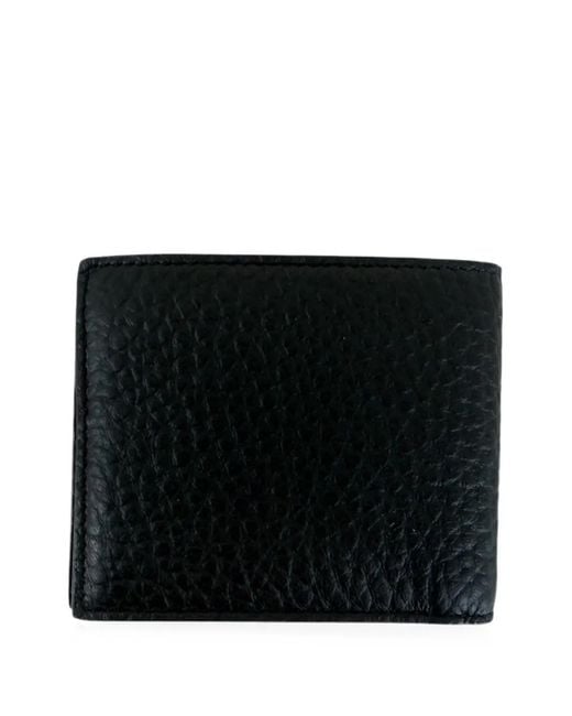 The Bridge Black Grained Leather Wallet