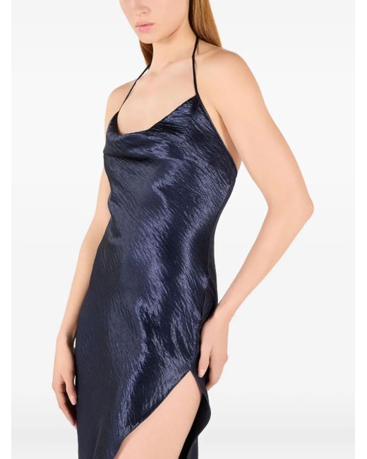 Roberto Cavalli Blue Sleeveless Dress